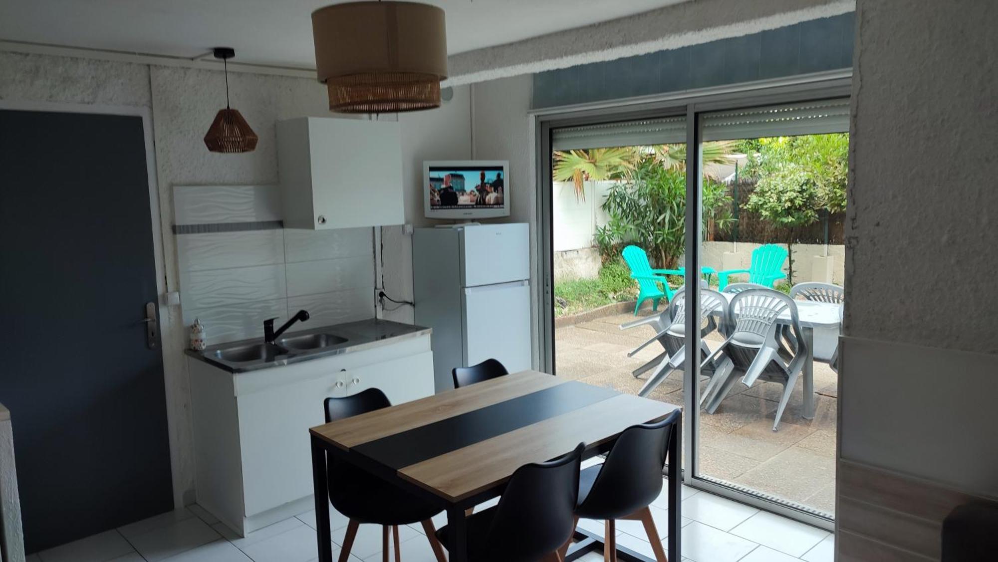 T2 Rdc Avec Jardin, Cap D'Agde, Secteur Falaise, 100 M Plage, Clim, Wifi, Parking Dış mekan fotoğraf